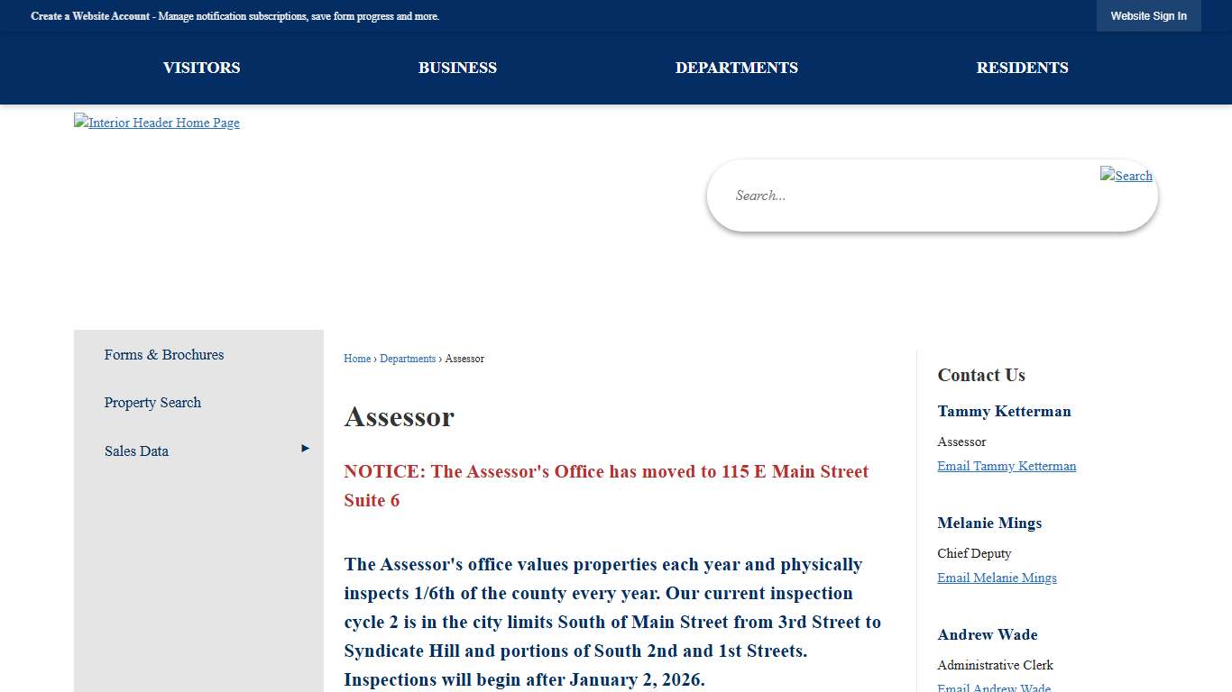 Assessor Columbia County, WA - Official Website